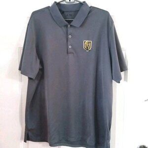 Adidas- Vegas Golden Knights NHL Men’s Gray Golf Polo Shirt Sz XL